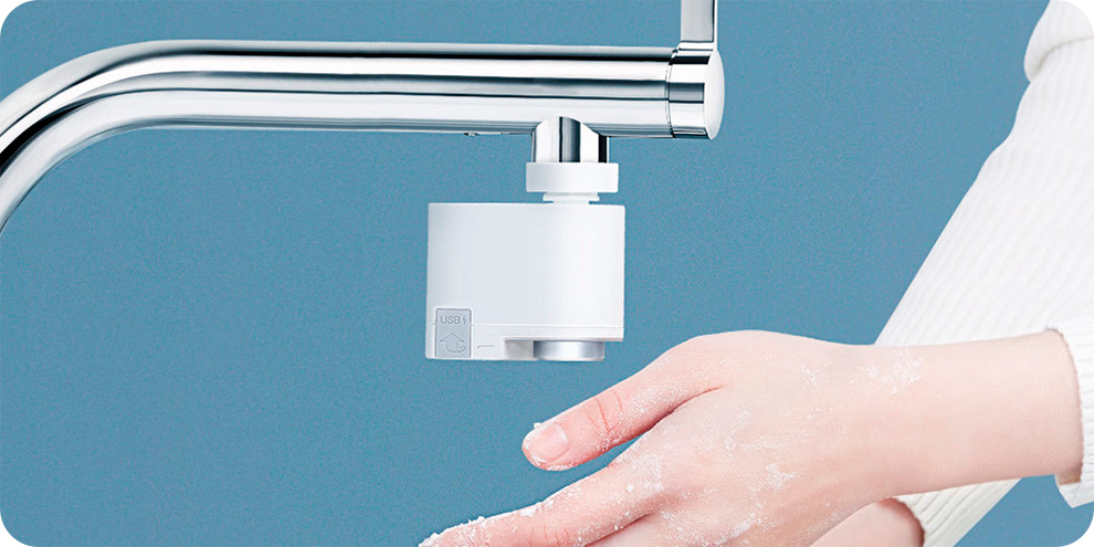 Автоматический инфракрасный сенсор на смеситель Xiaomi Zajia для экономии воды